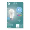 General Electric 60W A19 With Remote Color Changing LED Light Bulb Clear