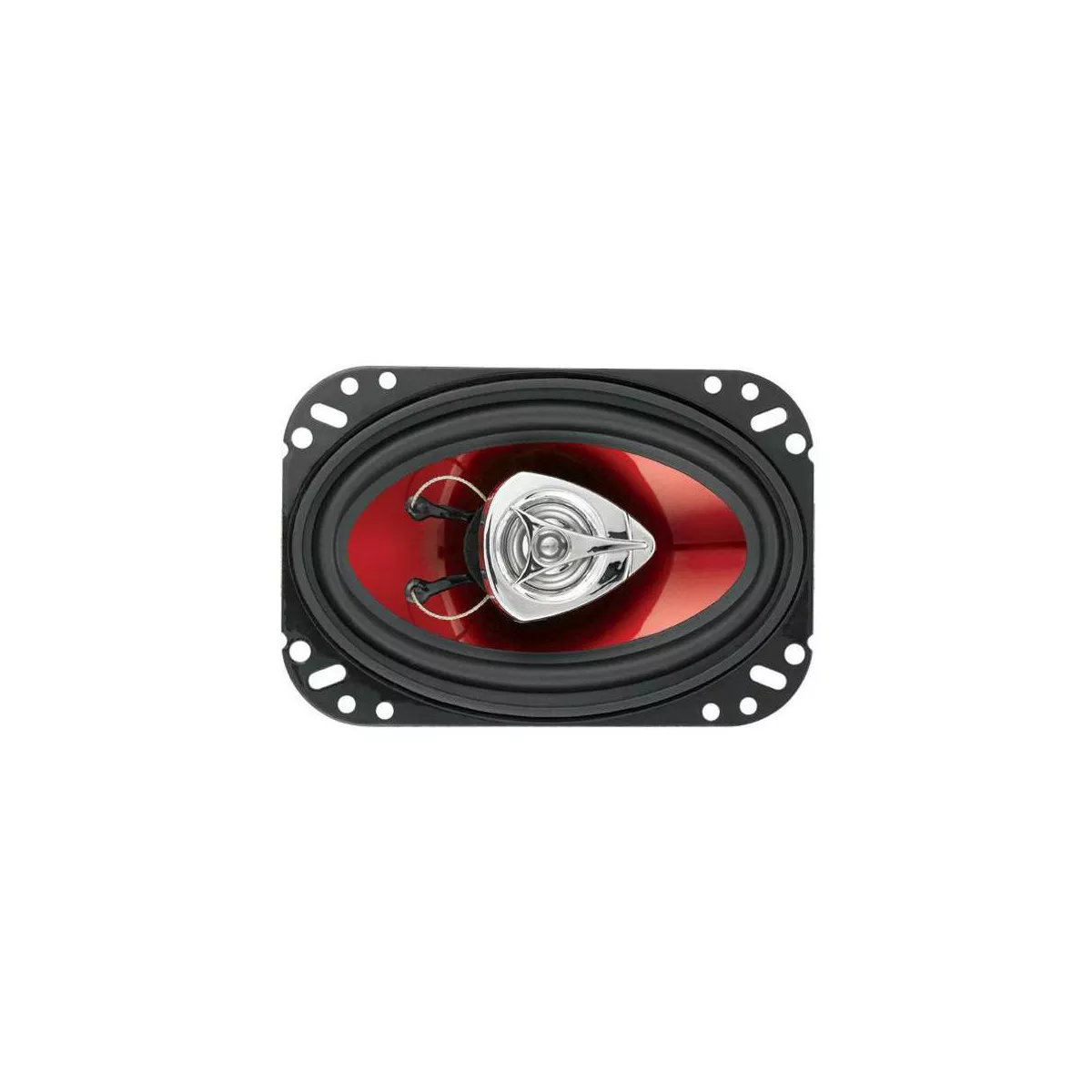 BOSS CH4620 4 x 6 Inch 200W 2 Way Car Coaxial Audio Speakers Stereo, Red (Pair)