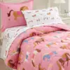 5pc Twin Horses Microfiber Bed in a Bag - WildKin