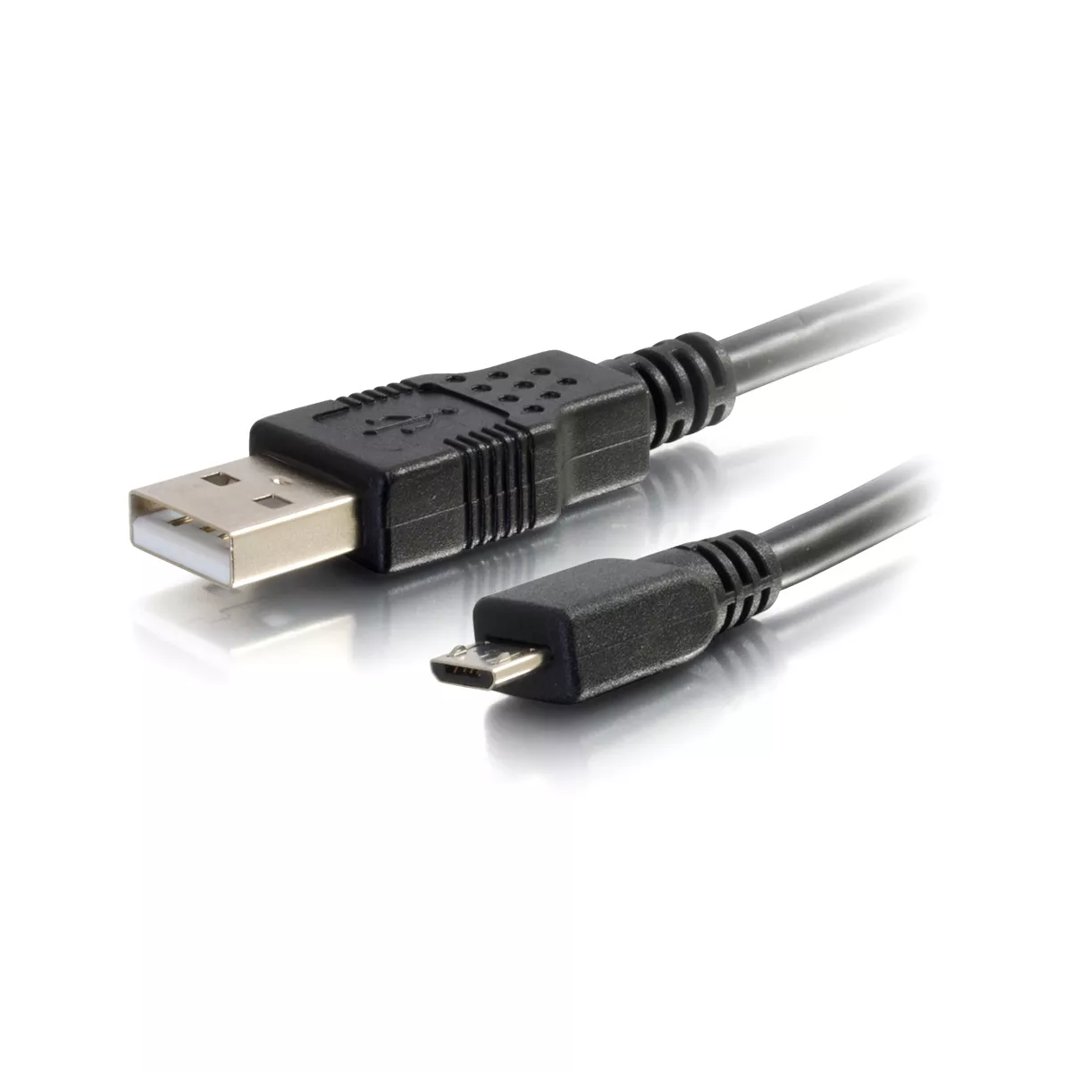 C2G 2m USB 2.0 A to Micro-USB B Cable - 6ft USB Cable-Phone Charging Cable - Type A Male USB - Micro Type B Male USB - 6.56ft - Black