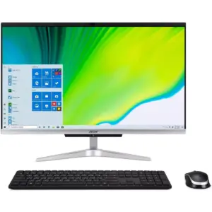 Acer 23.8" AIO Intel Core i5-1035G1 1GHz 12GB Ram 1TB HDD 256GB SSD Windows 10 H - Manufacturer Refurbished