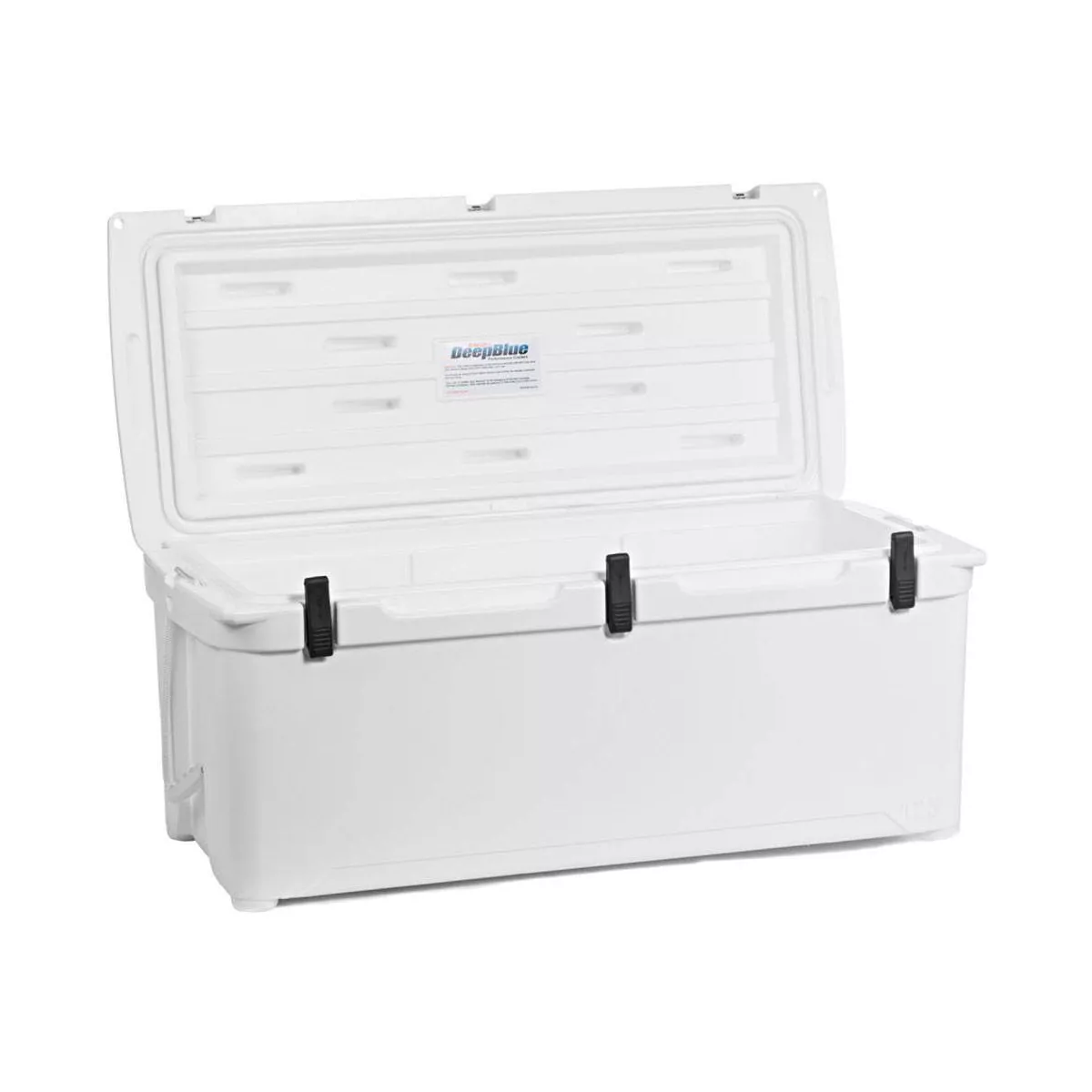 Engel 123 High Performance 108-Quart Portable Durable Rotomolded Airtight 130 Can Hard Cooler and Ice Box for Camping, Sports Events, & Fishing, White