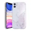 Glossy Marble Case For iPhone 11 6.1 inch (2019), Soft Flexible Slim TPU Gel Rubber Smooth Cover, Shockproof and Anti-Scratch, Pink Marble by Insten