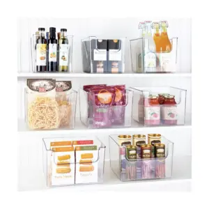 mDesign Plastic Food Storage Organizer Bin for Kitchen, 8