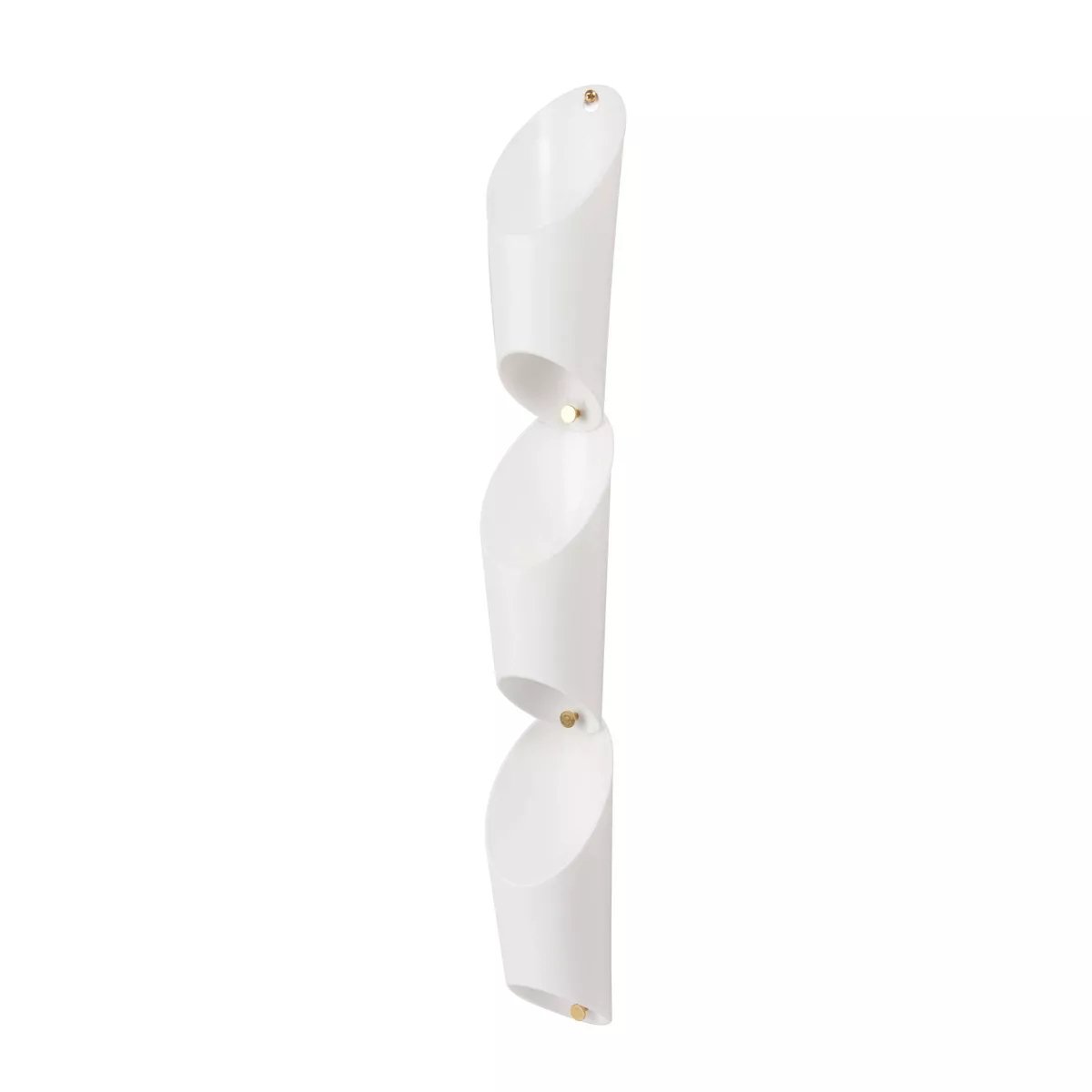 Set of 3 Floralink Wall Vessels White - Umbra