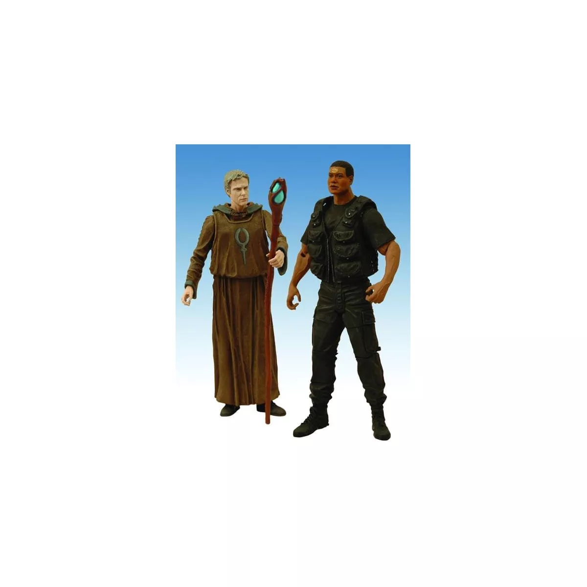 Diamond Comic Distributors, Inc. Stargate Sg1 Season 10 Daniel & Tealc Figure 2 Pack