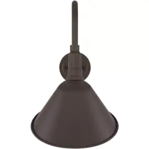 Franklin Iron Works Rustic Farmhouse Outdoor Barn Light Fixture Bronze 18 1/4