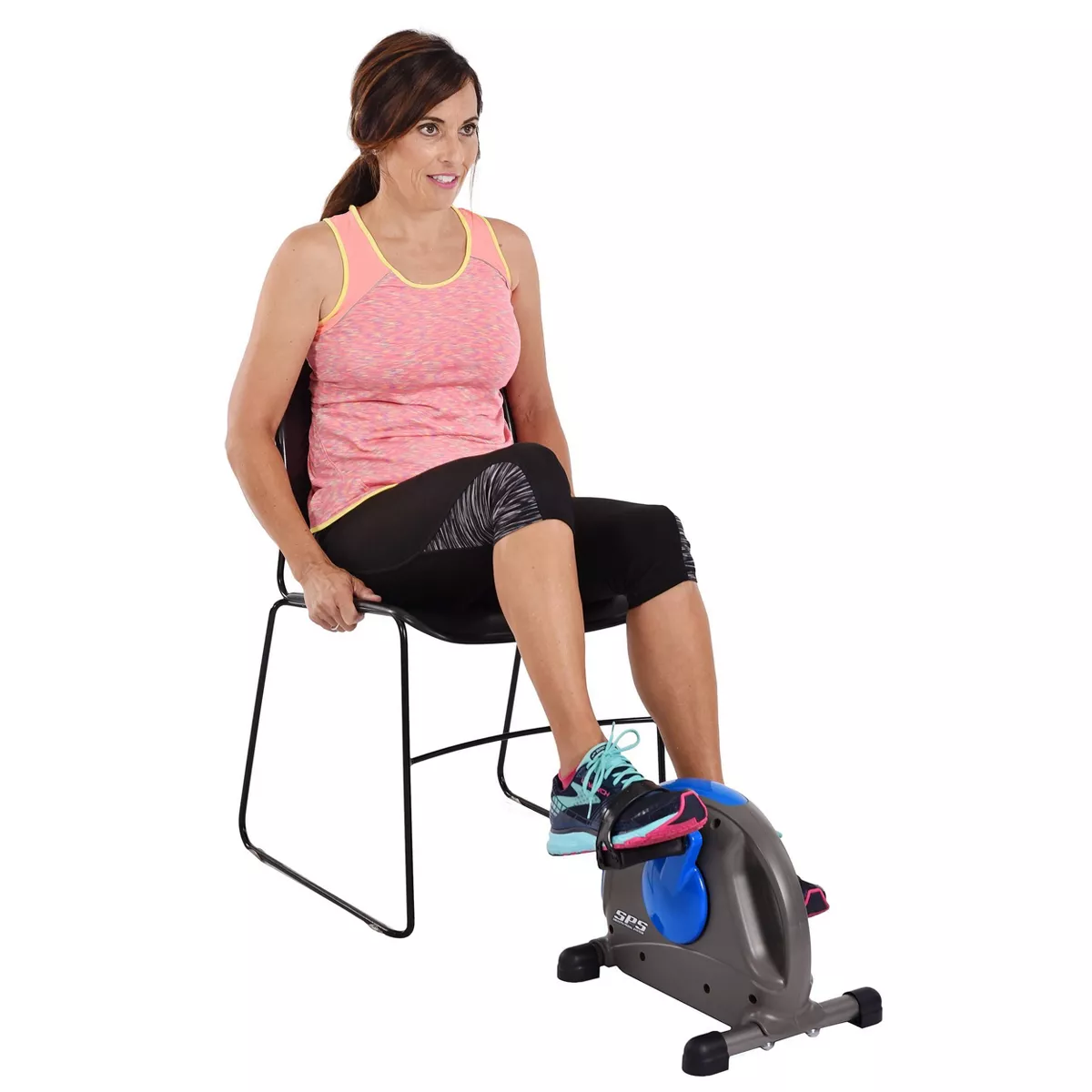 Stamina Mini Exercise Bike with Smooth Pedal System - Blue