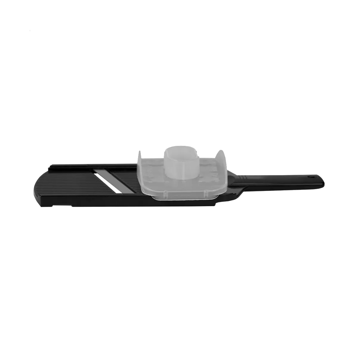 Home Basics Plastic Mandolin Slicer with Handle, Black