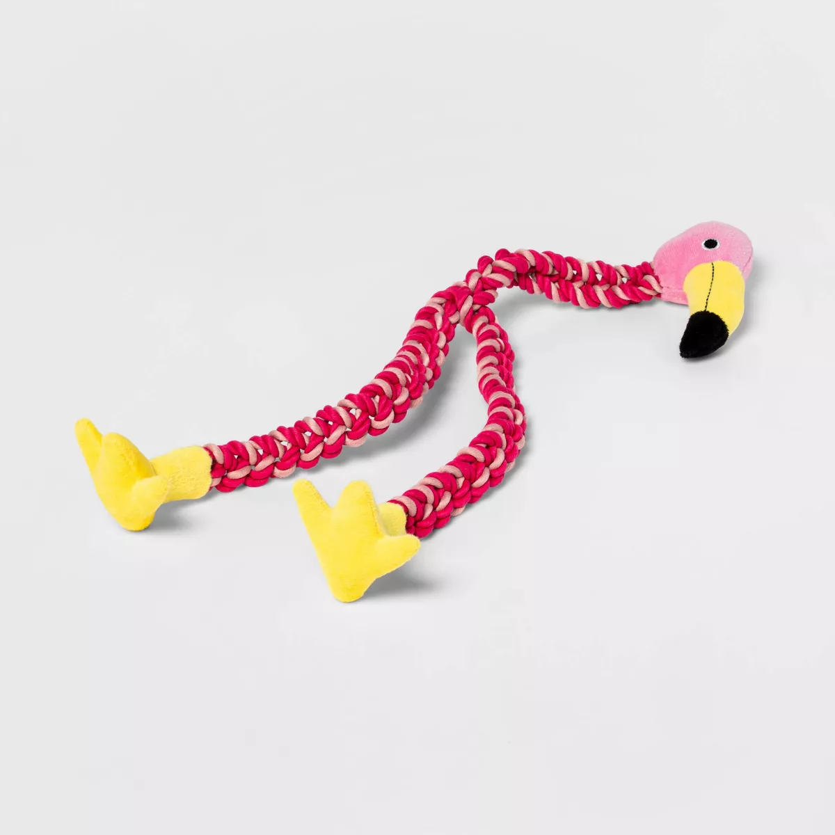 Flamingo Rope Dog Toy - Pink - M - Sun Squad™