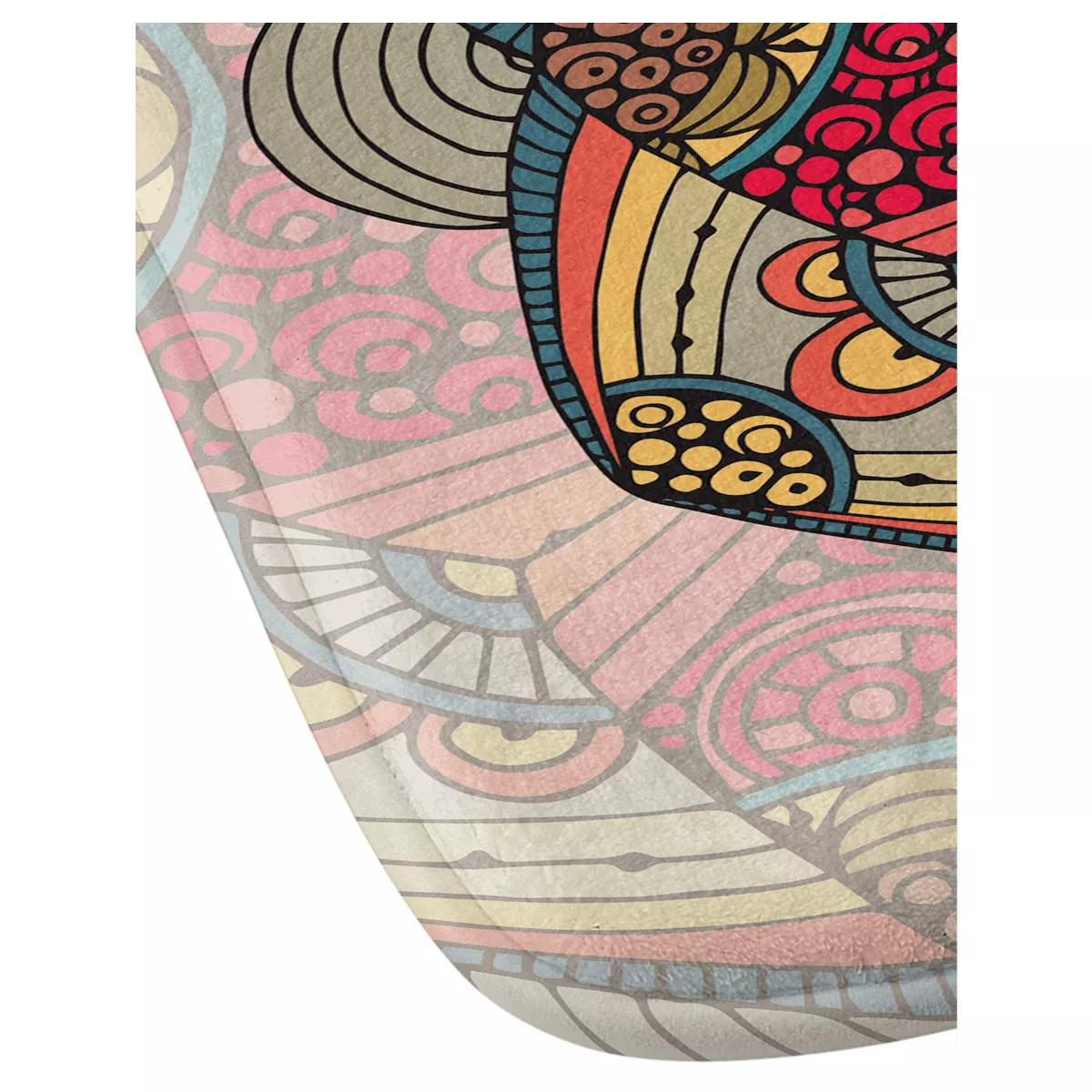 Valentina Ramos In The Garden Cushion Bath Mat Pink - Deny Designs