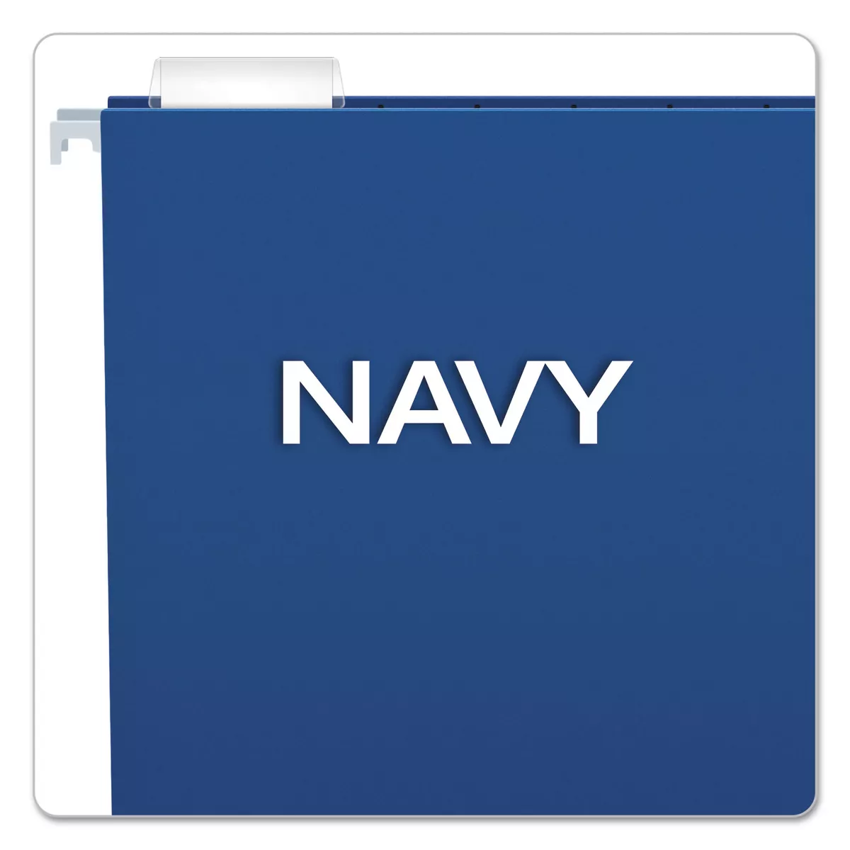 Pendaflex Essentials Colored Hanging Folders 1/5 Tab Letter Navy 25/Box 81615