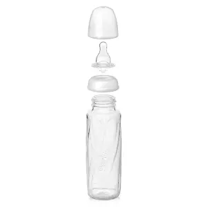 Evenflo Vented + Glass Bottle Clear - 8oz 6pk
