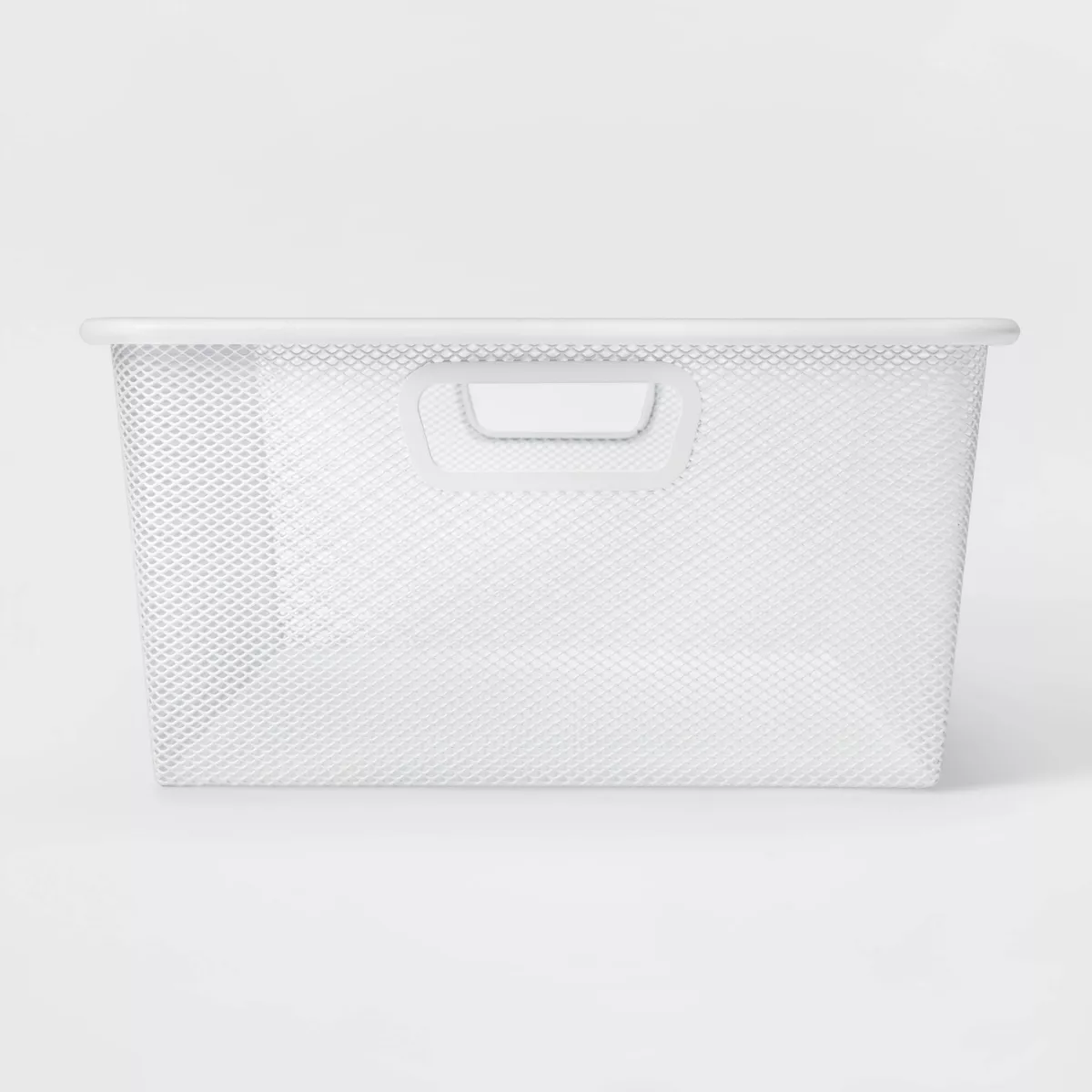 Large 6.25X 12.75X 25.75 Metal Underbed Bin White - Made By Design™