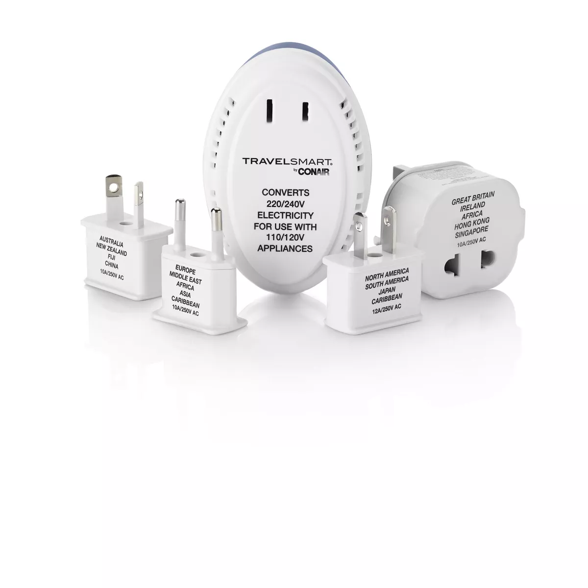 Travel Smart by Conair Converter Adapter Set