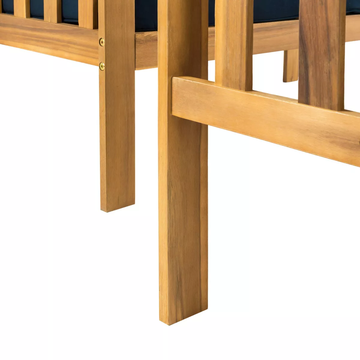 Lardner 3pc Conversation Set - Natural/Navy - Safavieh