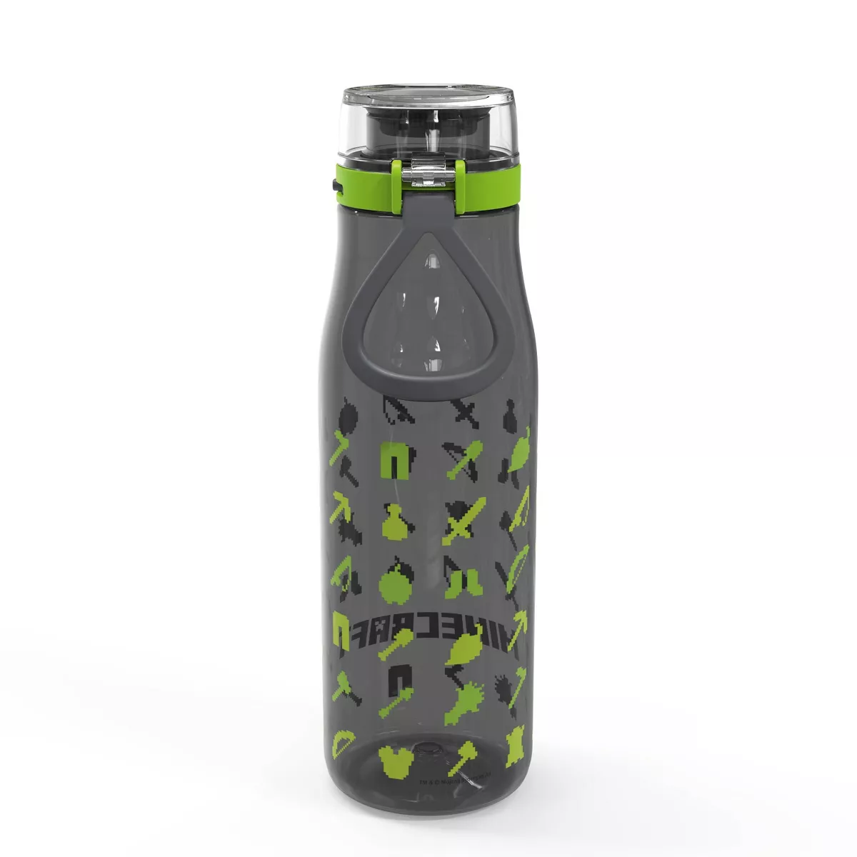 Minecraft 25oz Plastic Kiona Water Bottle with Straws - Zak Designs