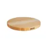 John Boos R18 R Board Wooden 18 Inch Diameter 1.5 Inch Thick Reversible Round Circular Carving Cutting Board, Maple Wood