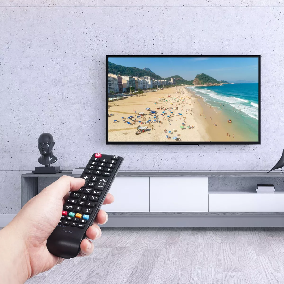 Universal BN59-01199F TV Remote Control for Samsung Smart HDTV LED LCD Televisions Models with Smart HUB Button BN5901199F