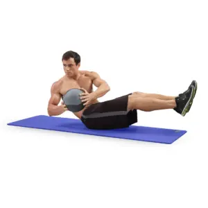 Pure Fitness Deluxe Yoga Mat - Iris Blue (12mm)