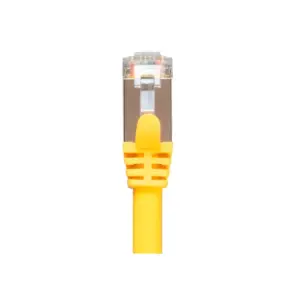 Monoprice Cat7 Ethernet Network Patch Cable - 15 feet - Yellow | 26AWG, Shielded, (S/FTP) - Entegrade Series