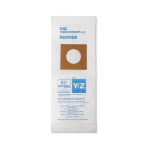 Vac Hoover Type Y/Z Allergen Vacuum Cleaner Replacement Bags Pack of 3