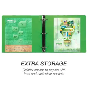 Samsill® Biobased Economy Round Ring View Binders 3 Rings 2