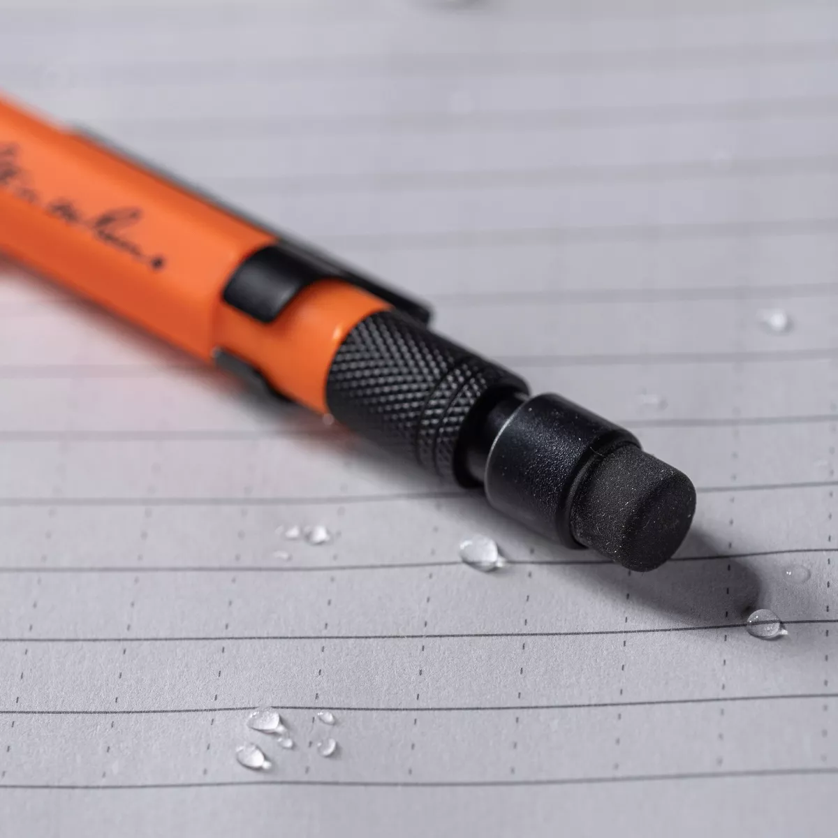 Green Stapled Notebook and Orange Mechanical Pencil Set - Rite in the Rain