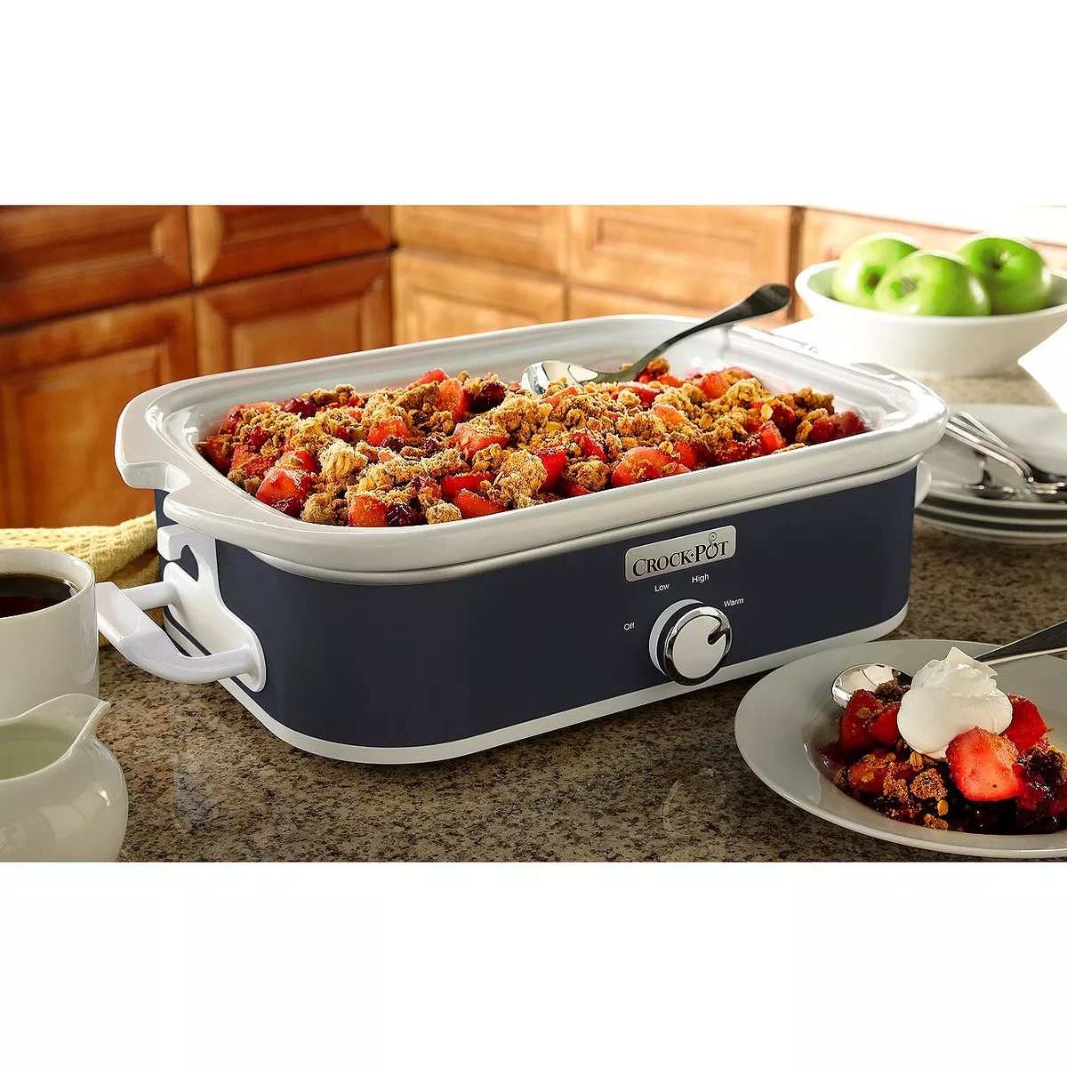 Crock-Pot 3.5 Qt. Casserole Crock Slow Cooker - Gray SCCPCCM650-CH