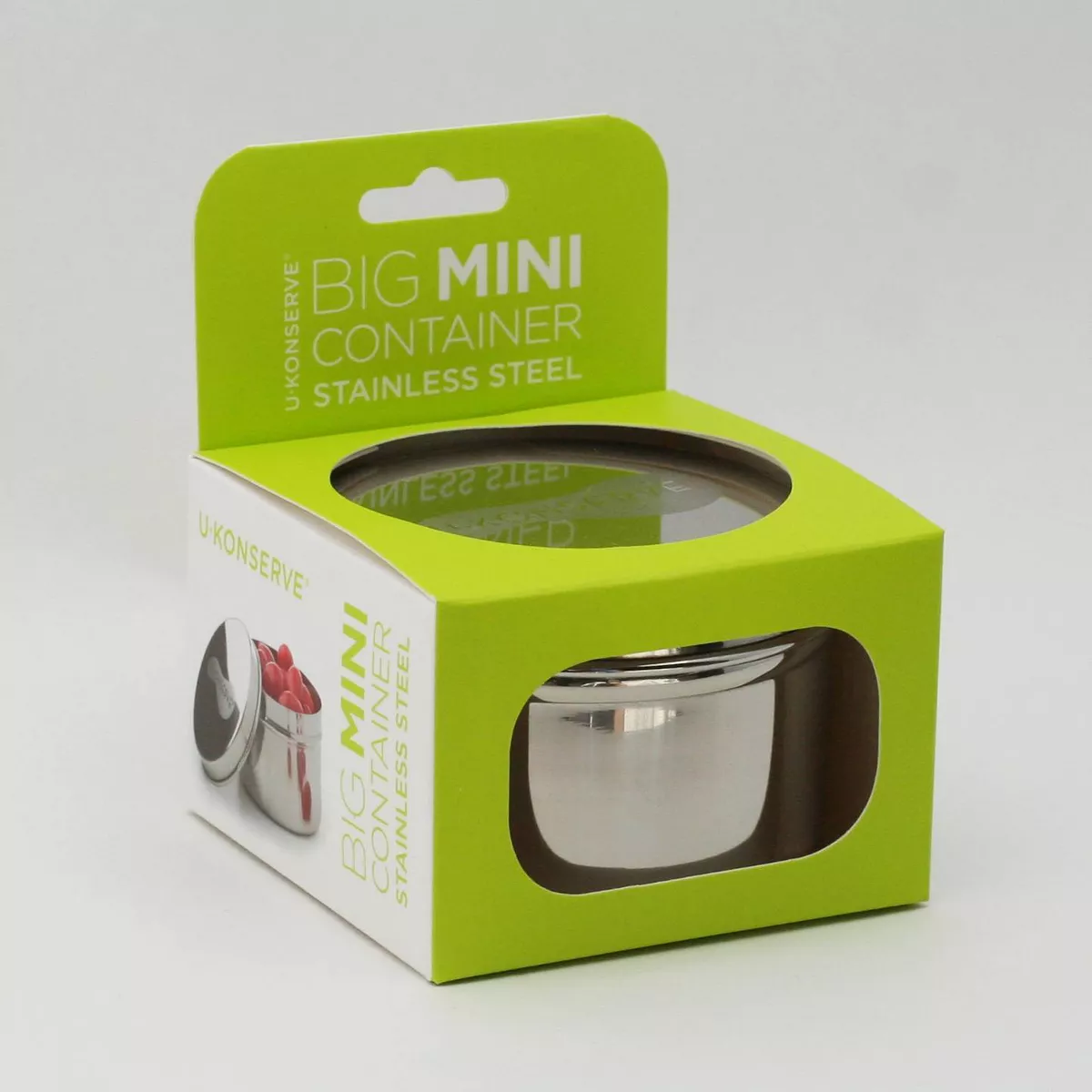U-Konserve Big Mini Stainless Steel Food-Storage Container Round 7oz