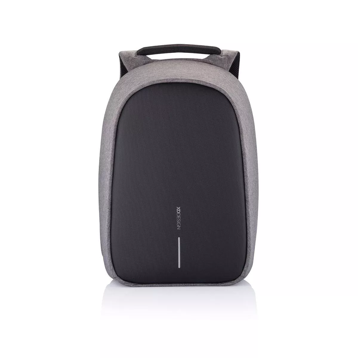 XD Design Bobby Hero Regular Anti Theft Waterproof Travel Laptop Backpack with Integrated USB Charging Port and Sunglasses Holder, Grey