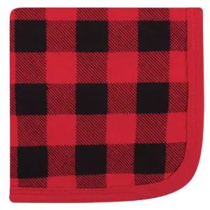 Hudson Baby Infant Boy Quilted Cotton Washcloths, Moose, One Size