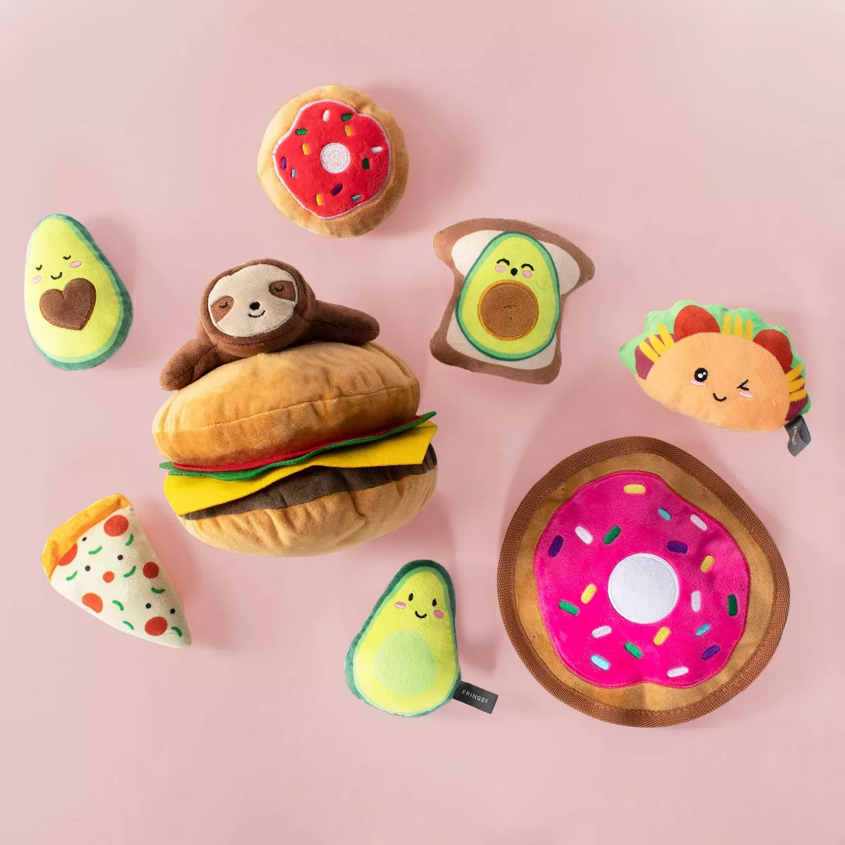 PetShop by Fringe Studio Avocado Set Dog Toys - 3pk