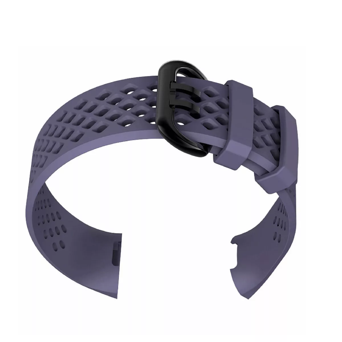 Insten Soft TPU Rubber Replacement Band For Fitbit Charge 4 & Charge 3, Gray