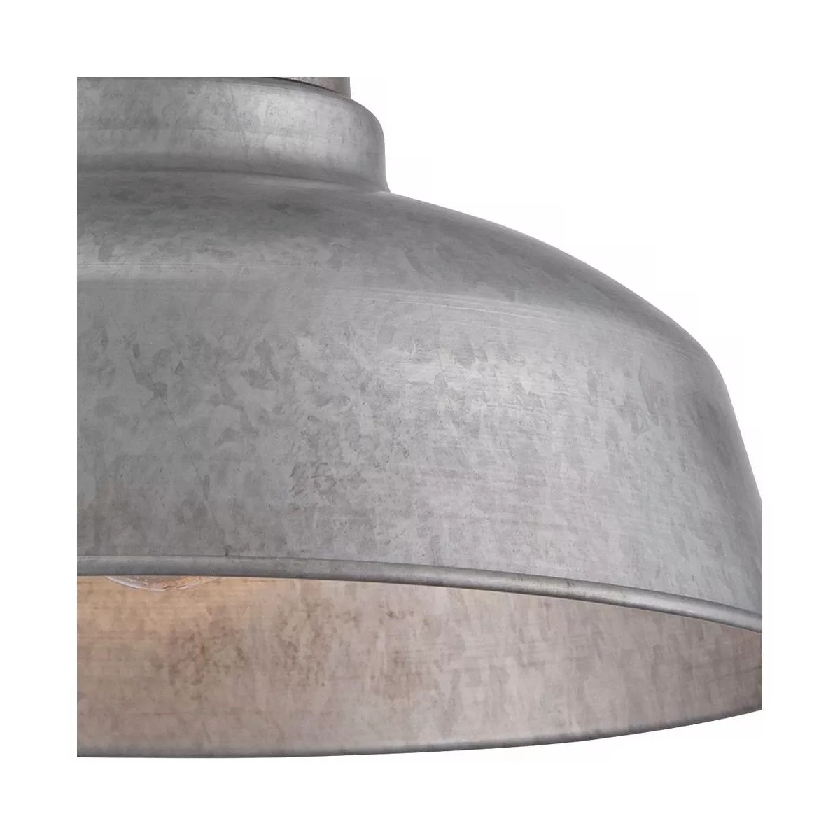 John Timberland Rustic Outdoor Ceiling Light Fixture Semi Flush Urban Barn Farmhouse Galvanized 10 1/4