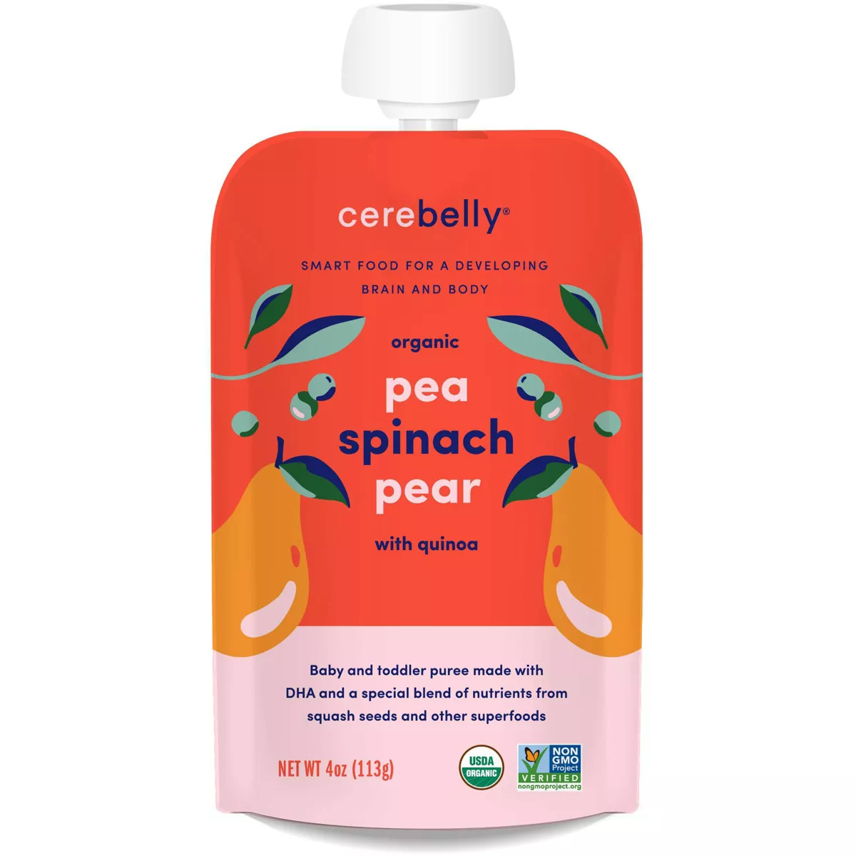 Cerebelly Clean Label Project Purity Award Winning, 5-7 Months Organic Baby Food Variety pk