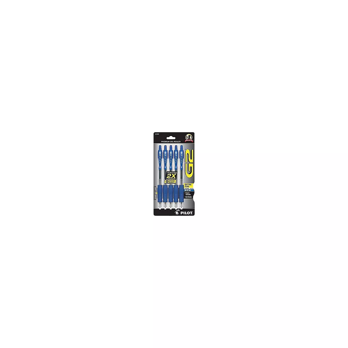 Pilot G2 Gel Pen, Extra Fine Point, Blue Ink 31298