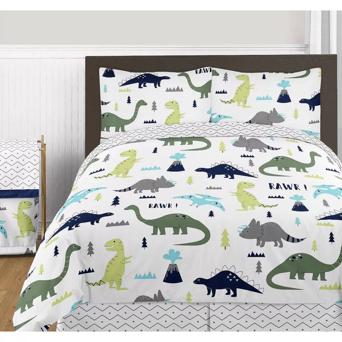 Mod Dinosaur Large Wall Decal Stickers - Sweet Jojo Designs