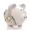 Bank 7.5" Jungle Jack Piggy Bank Monkey Cat Giraffe - Decorative Banks