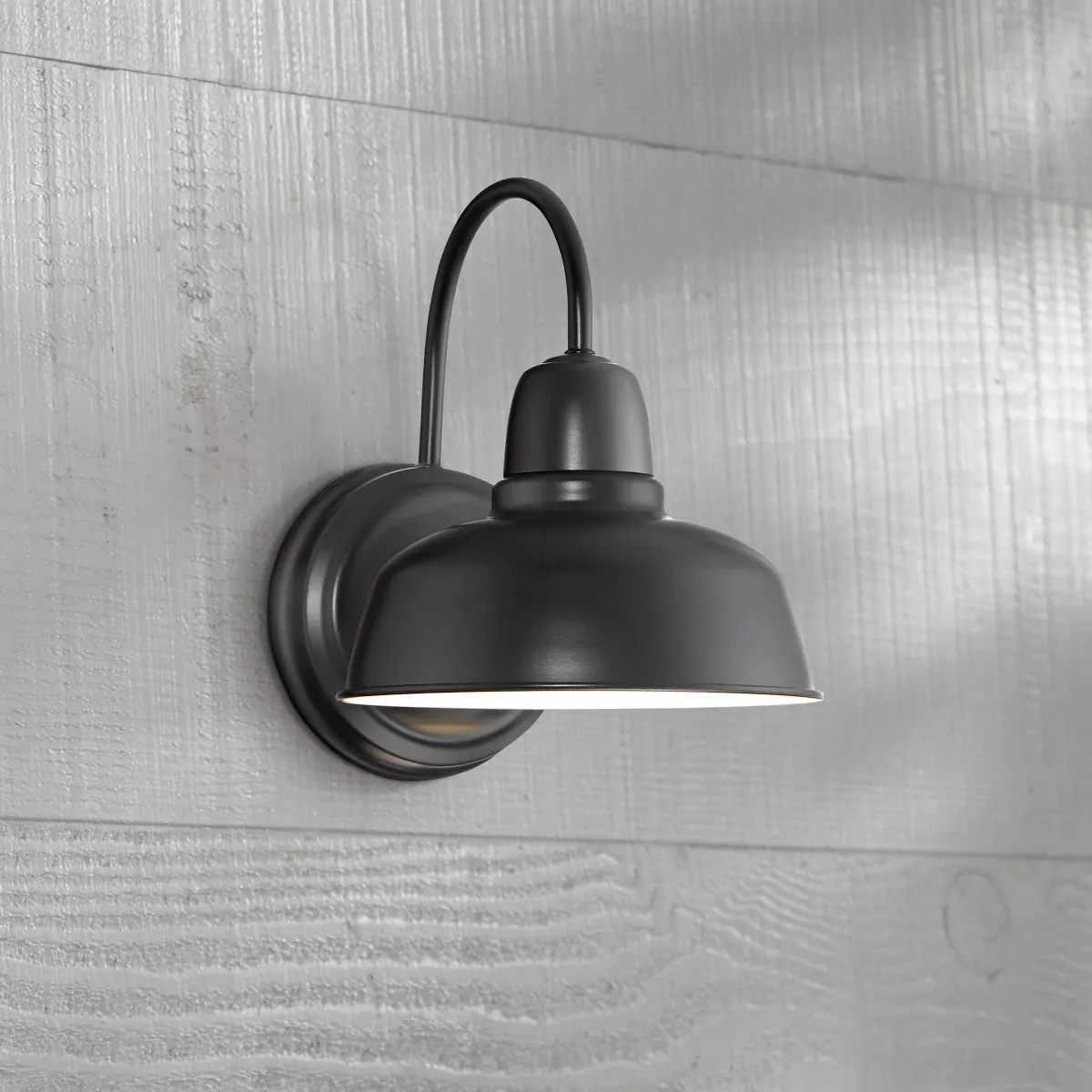 John Timberland Rustic Outdoor Wall Light Fixture Urban Barn Farmhouse Black 11 1/4