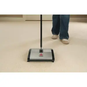 BISSELL Natural Sweep Carpet & Floor Sweeper - Silver 92N0