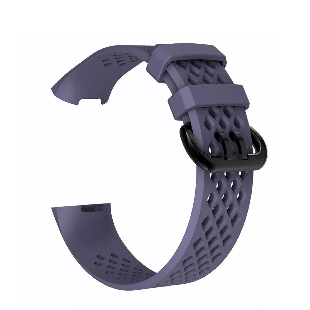 Insten Soft TPU Rubber Replacement Band For Fitbit Charge 4 & Charge 3, Gray