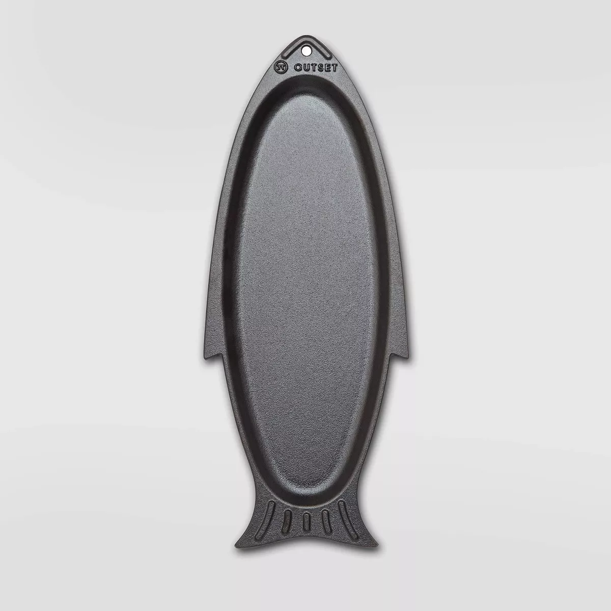 Cast Iron Fish Grill Pan Gray - Outset