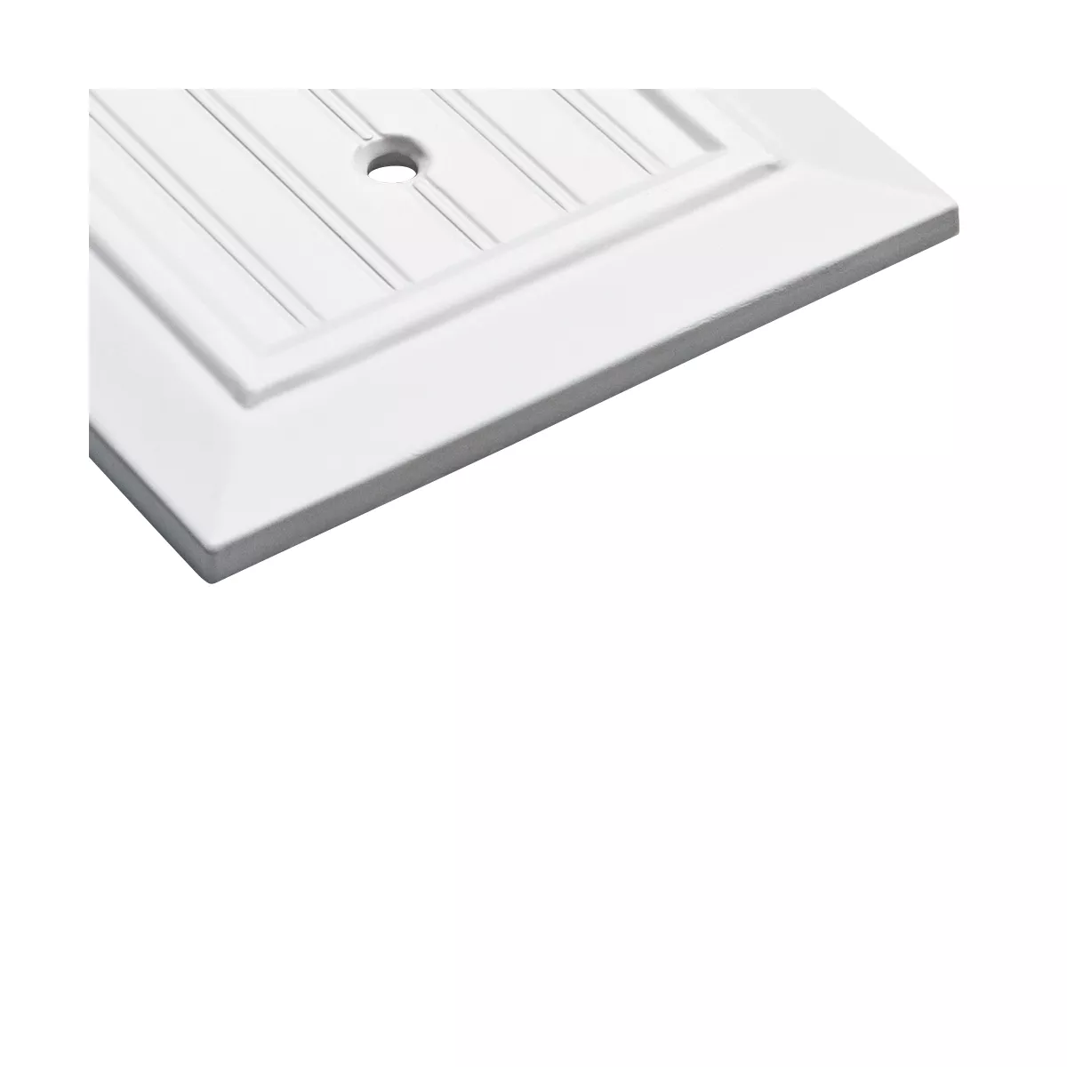 Franklin Brass Classic Beadboard Single Duplex Wall Plate White