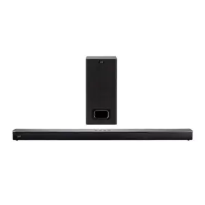 Monoprice SB-200SW Premium Slim Soundbar With Wireless Subwoofer HDMI ARC, Bluetooth, Optical, And Coax Inputs
