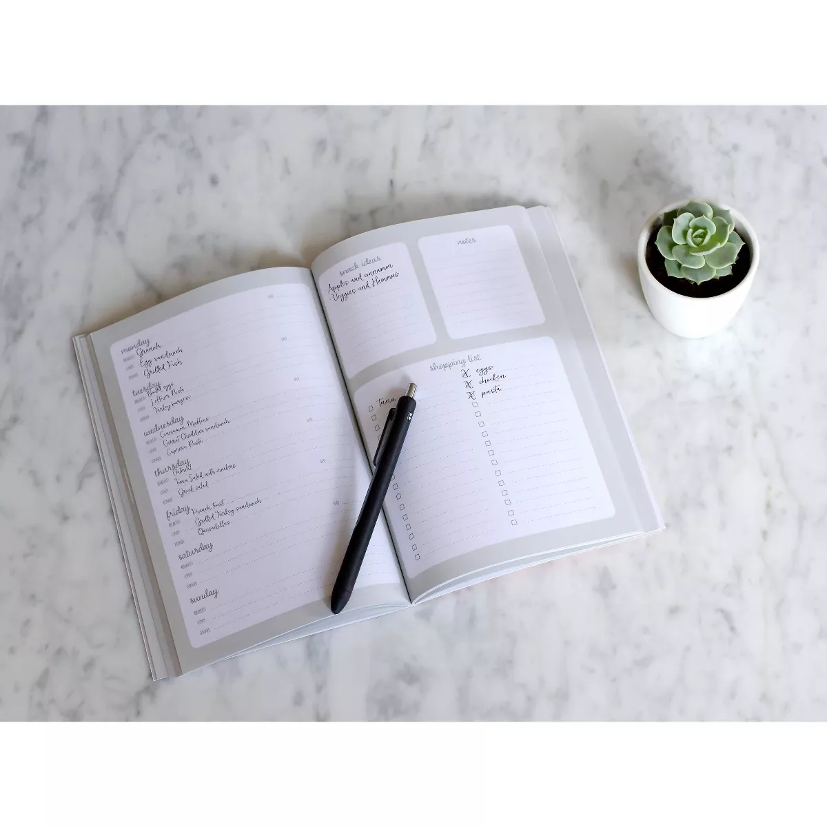 Pearhead Meal Planner Notebook