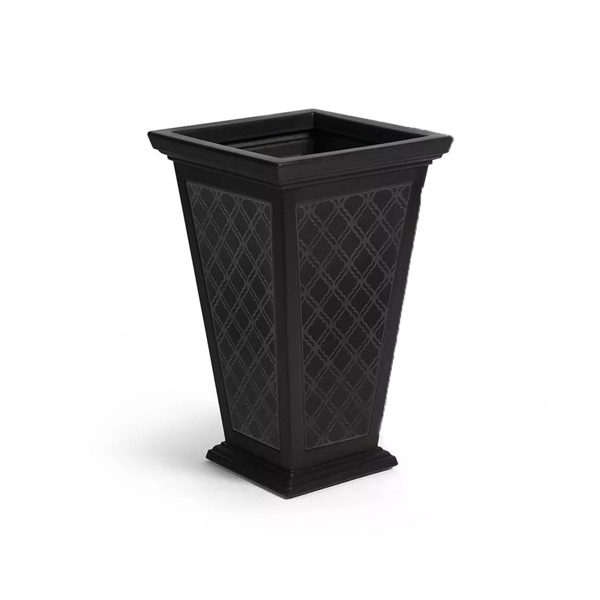 FCMP Outdoor 24" Casablanca Self Watering Freestanding Pedestal Home Planter Set