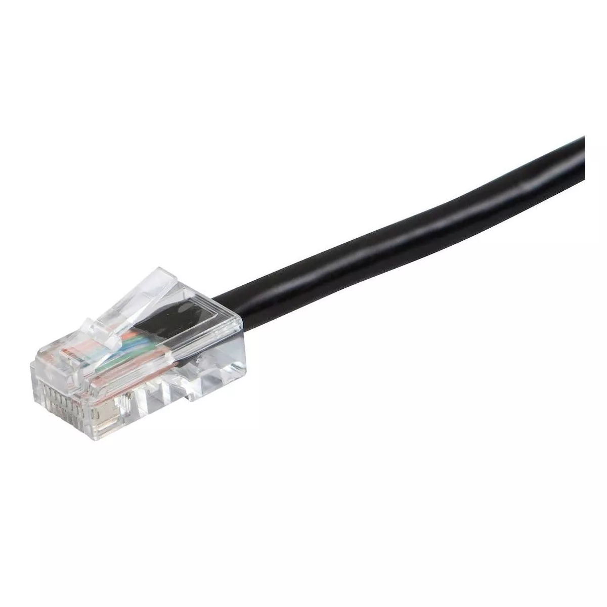 Monoprice Cat6 Ethernet Patch Cable - 75 Feet - Black | Network Internet Cord - RJ45, Stranded, 550Mhz, UTP, Pure Bare Copper Wire, 24AWG - Zeroboot