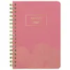 80 sheet 1 Subject Spiral Notebook Work Style Pocket Dark Pink - Cambridge