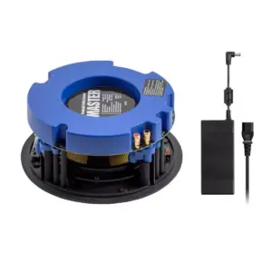 Monoprice Caliber 60-Watt Powered 6.5in Ceiling Speakers Fiber 2-way with Bluetooth
